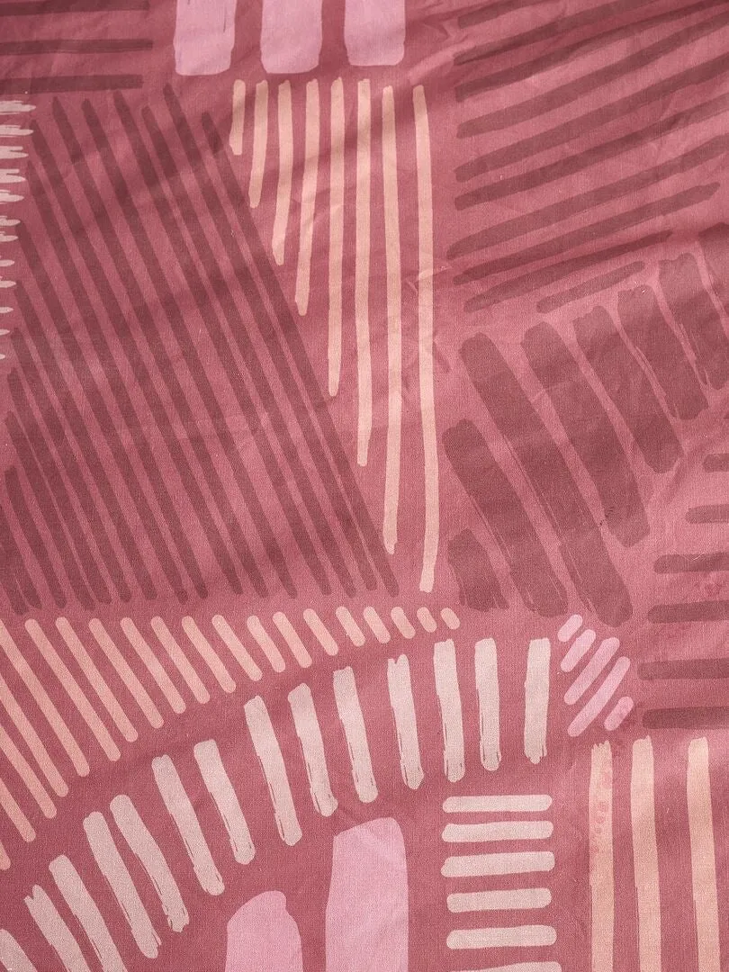 JUEGO DE CAMA  DOBLE  ROSA