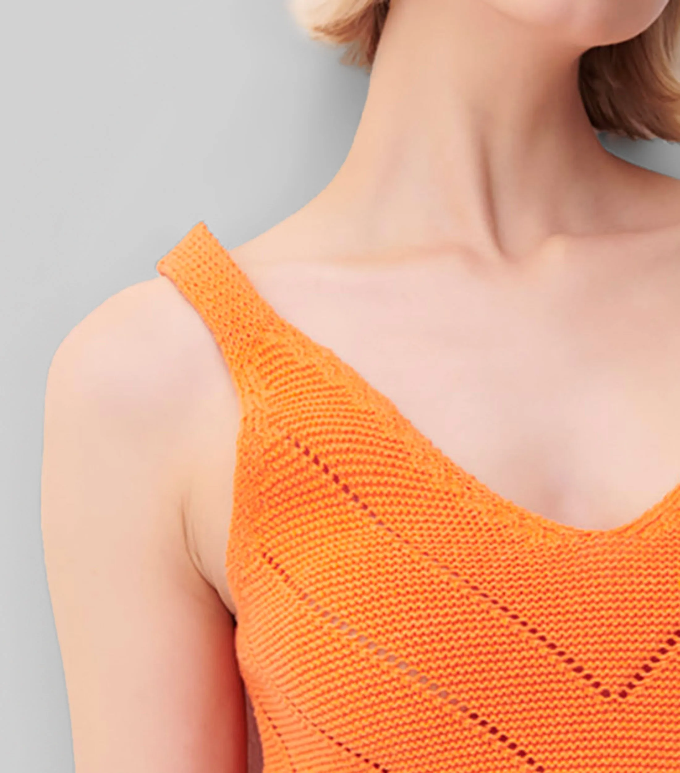 Julio Blusa Tejido Calado Escote V Mujer