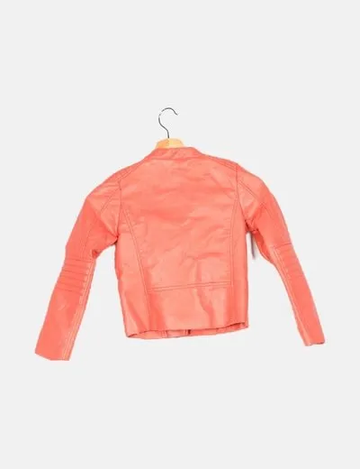 Kiabi Chaqueta rosa biker