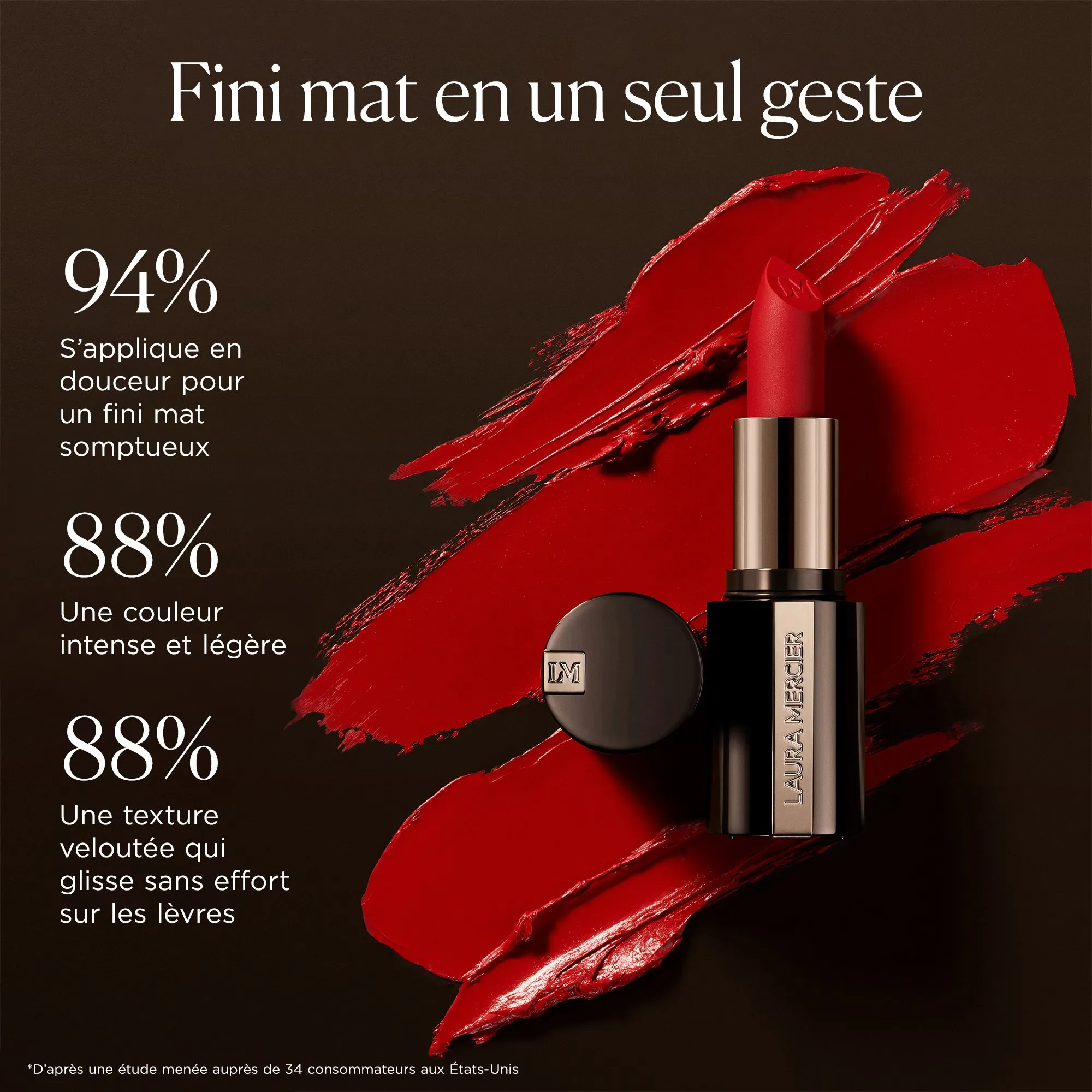 LAURA MERCIER PINTALABIOS MATE ALISANTE DE CAVIAR EN   143 NUDE SATEEN