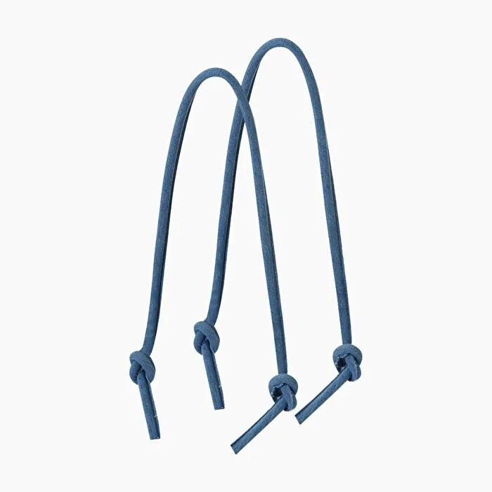 Mango knots negro de tejido denim