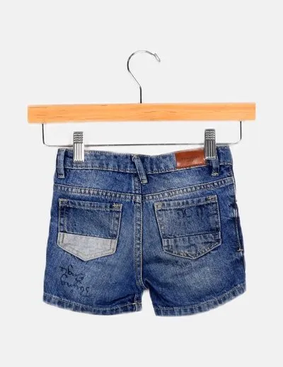 Mango Pantalón denim azul