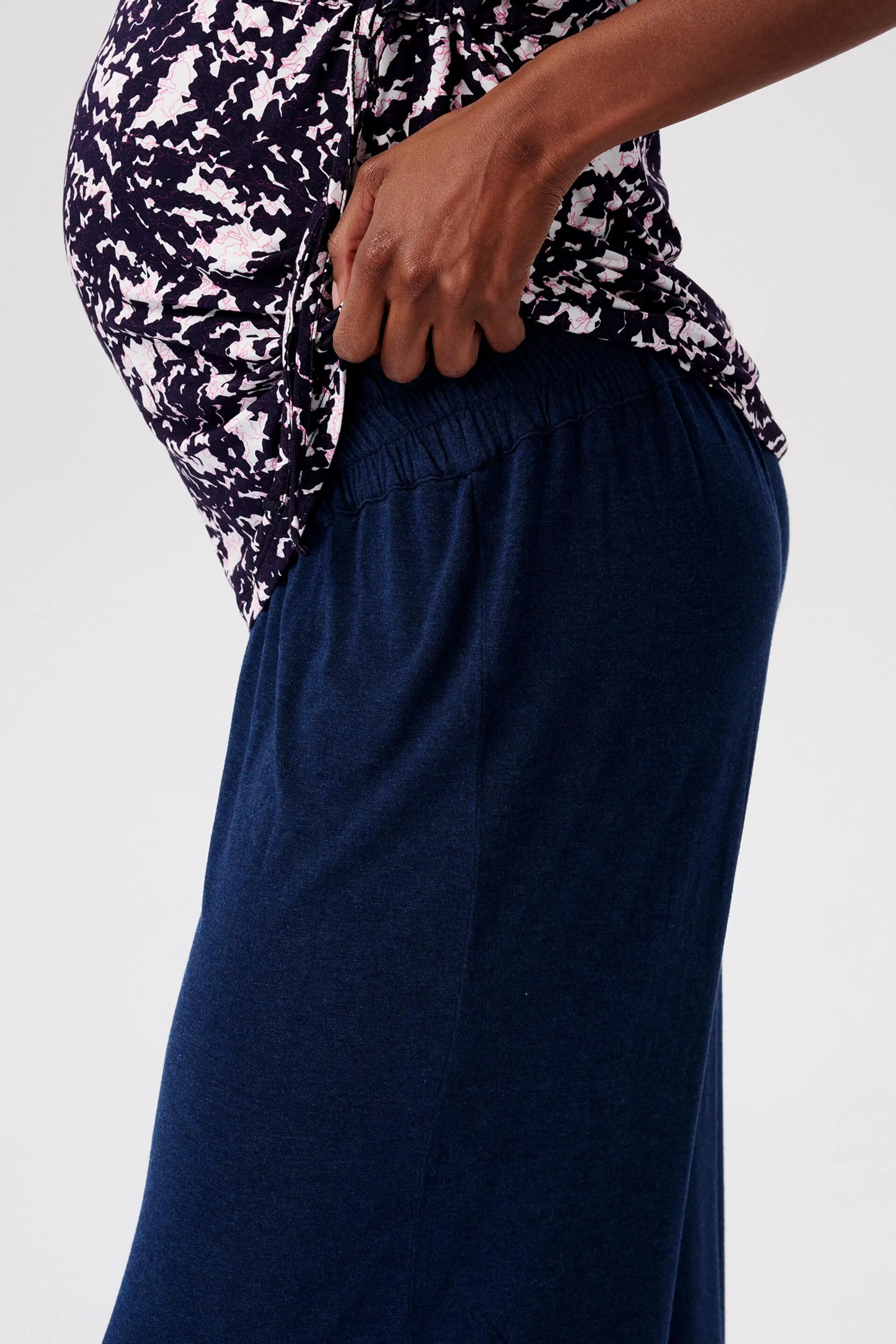MATERNITY Pantalón culotte tobillero