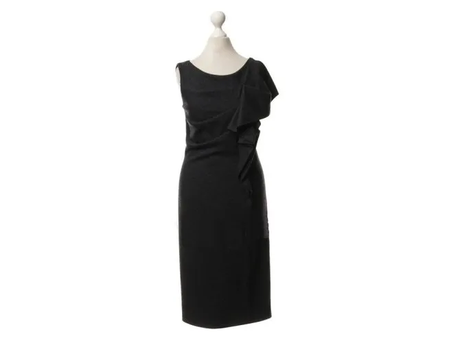 Max Mara Vestidos Gris antracita 