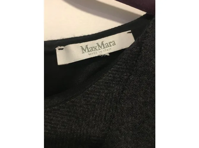 Max Mara Vestidos Gris antracita 