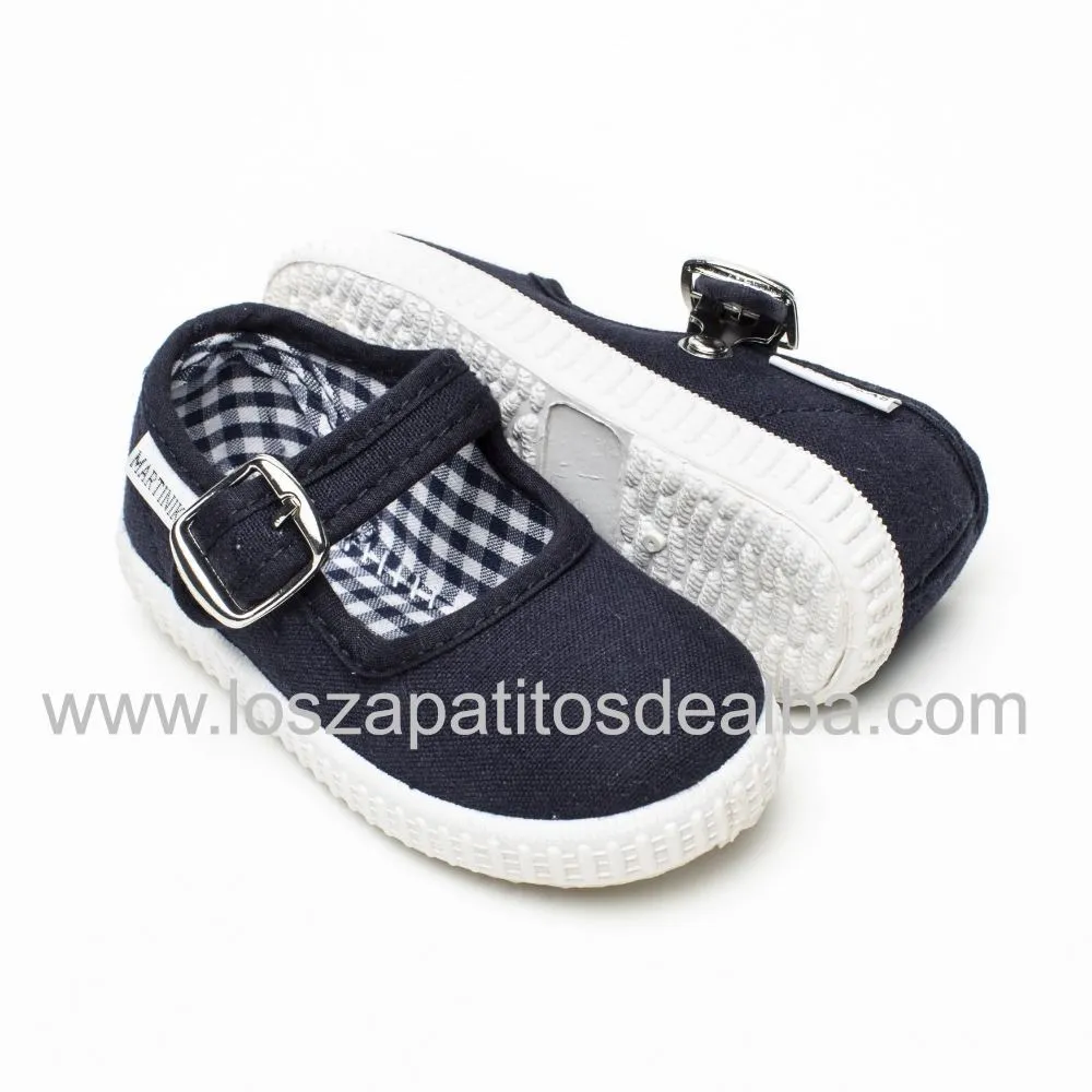 Merceditas Lonas Azul Marino Martinikas