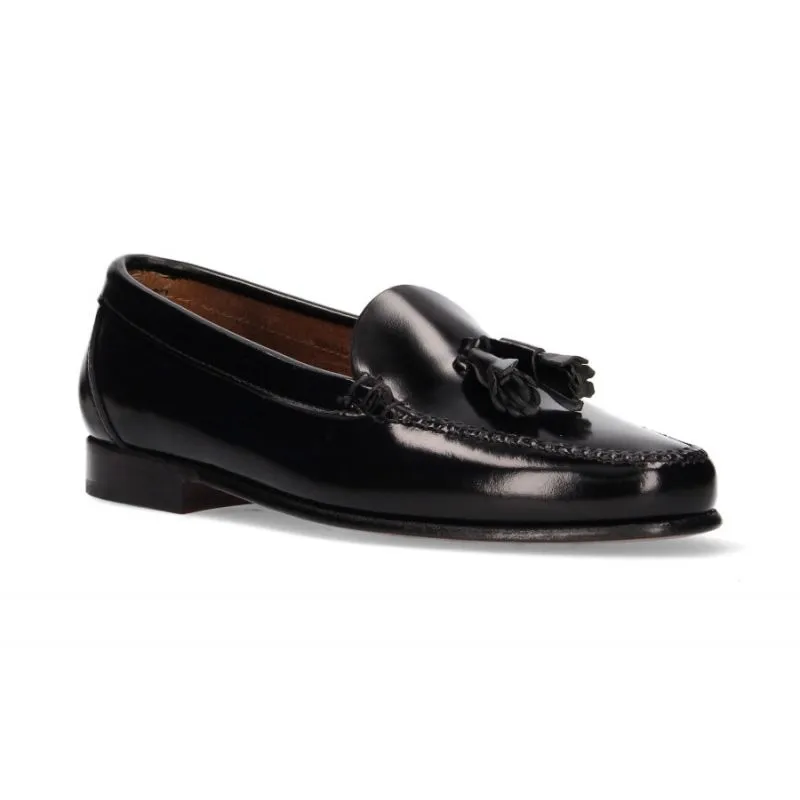 Mocasin con borlas negro
