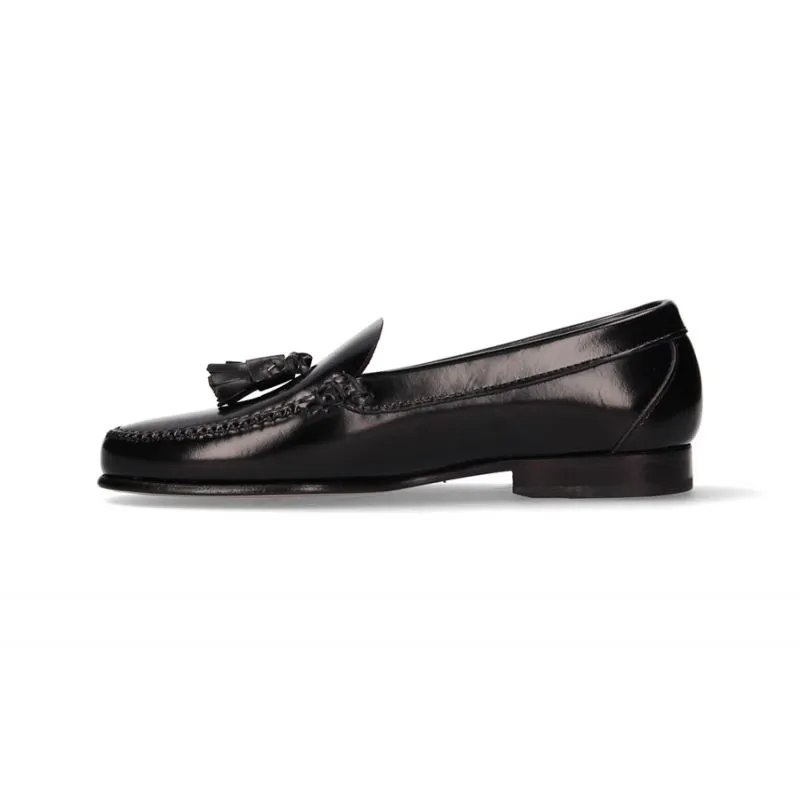Mocasin con borlas negro