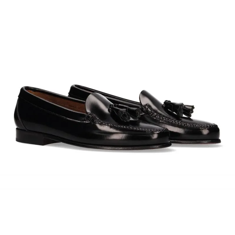 Mocasin con borlas negro