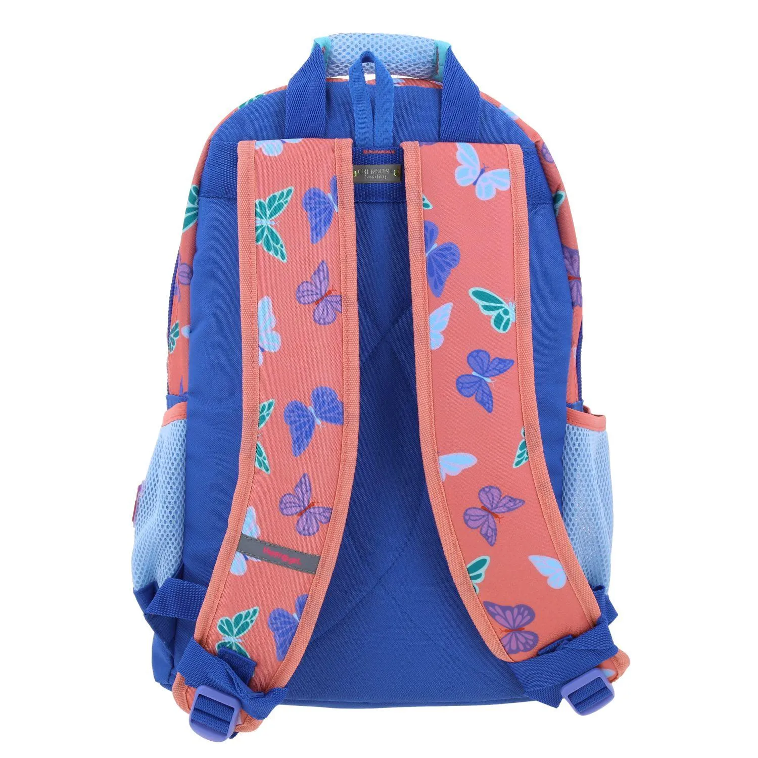 Mochila Azul Grande Para Nia Happy Girl By Chenson Buter.