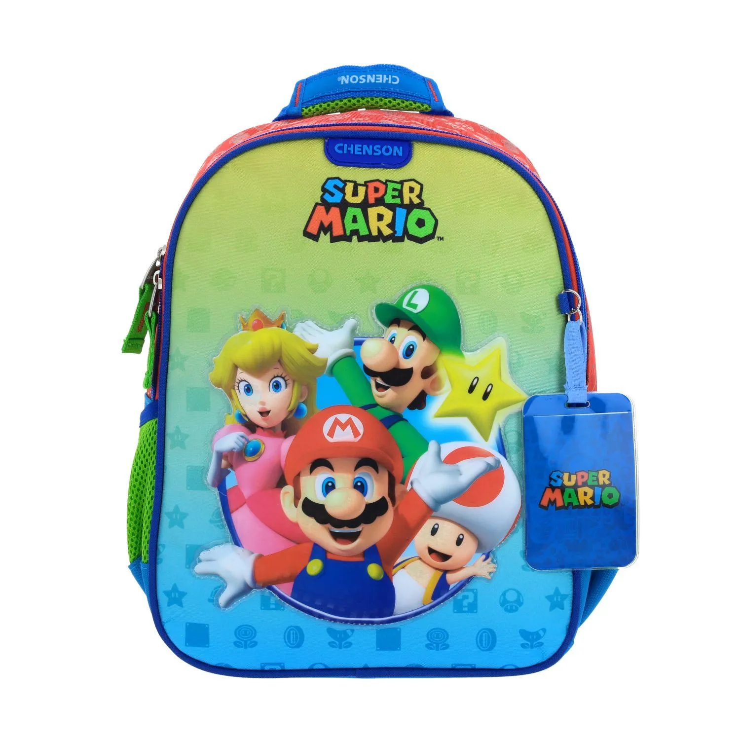 Mochila Chica Roja Escolar Mario Bros Chenson Yoin