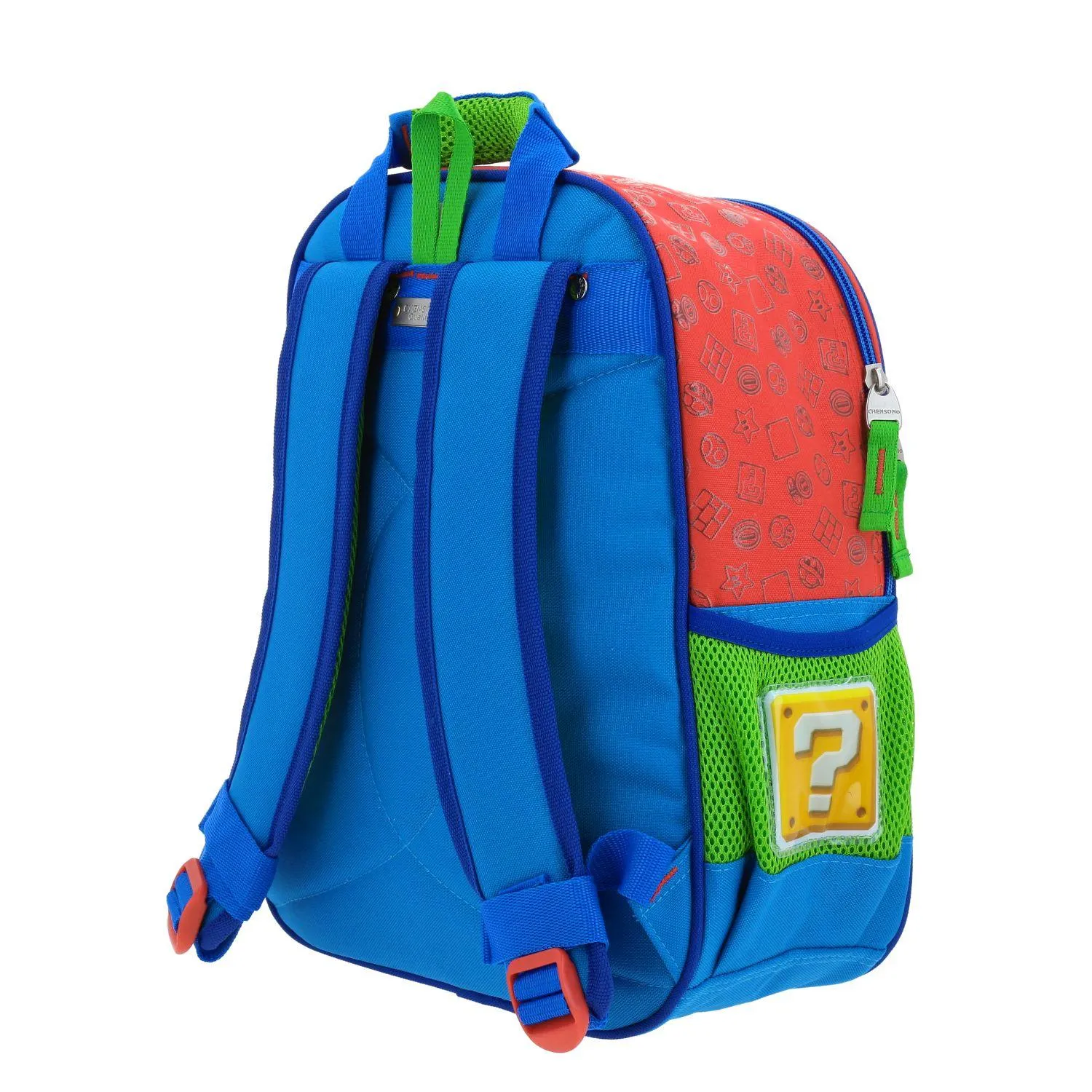 Mochila Chica Roja Escolar Mario Bros Chenson Yoin