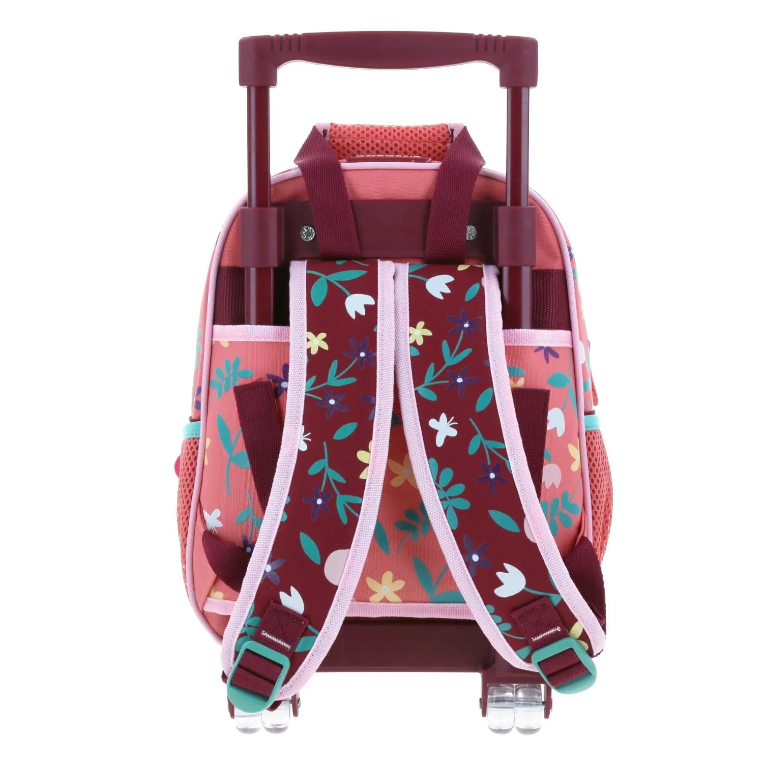 Mochila Con Ruedas Rosa Chica Para Nia Happy Girl By Chenson Manico
