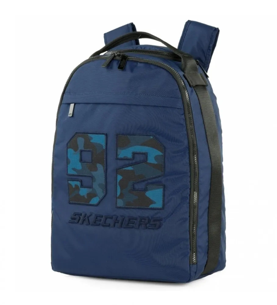 MOCHILA ESCOLAR S988 AZUL 31X42,5X16 CM