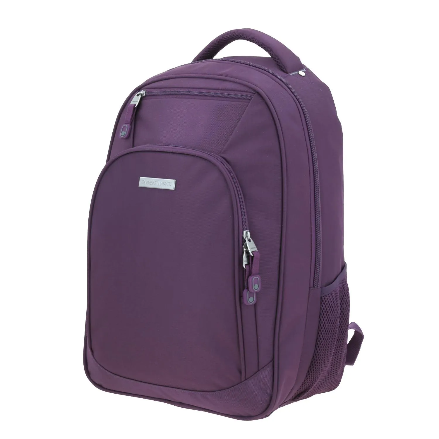 Mochila Grande Chenson Pro Para Mujer Kazio Morado Con Porta Laptop De Hasta 15.
