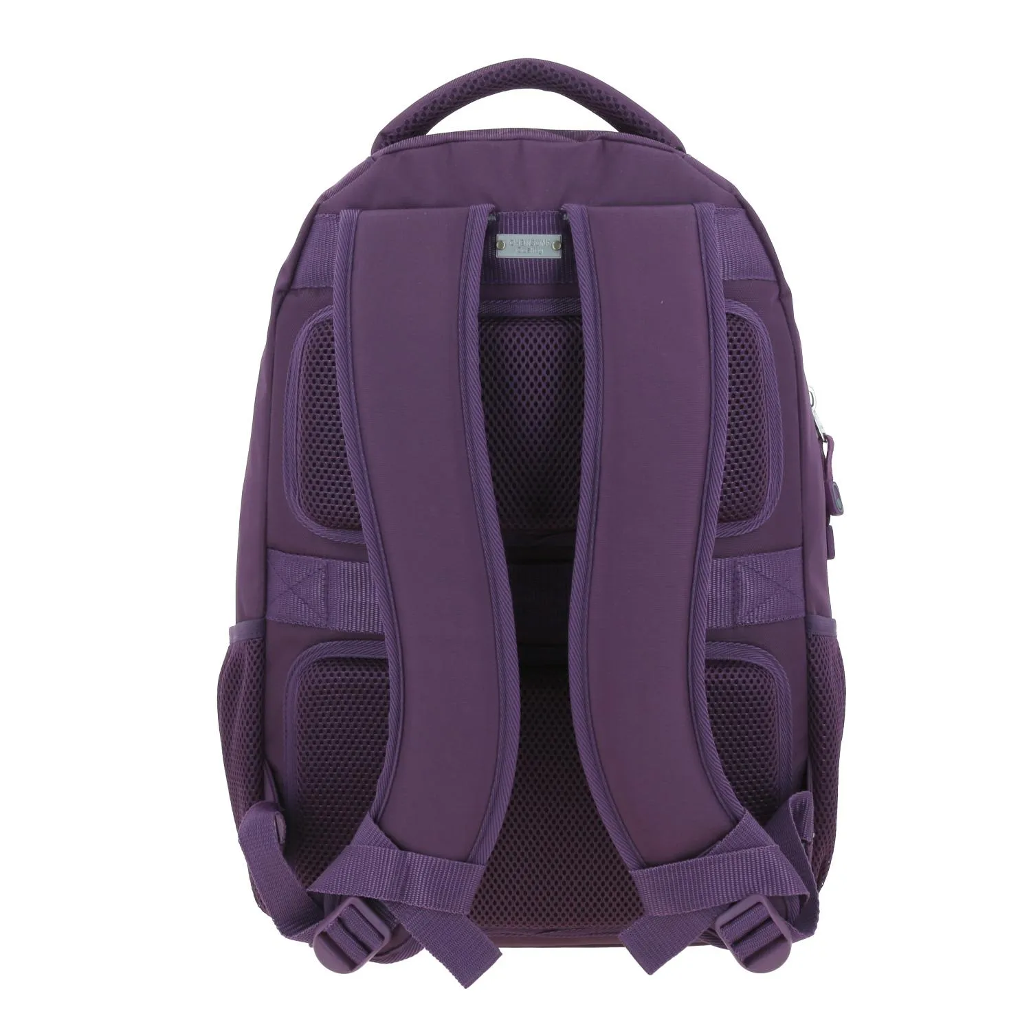 Mochila Grande Chenson Pro Para Mujer Kazio Morado Con Porta Laptop De Hasta 15.
