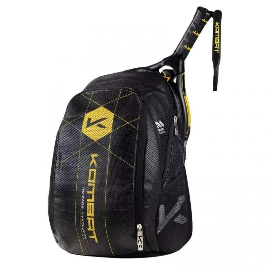 Mochila Kombat Manu Martin Osorno Negro Amarillo | KOMBAT