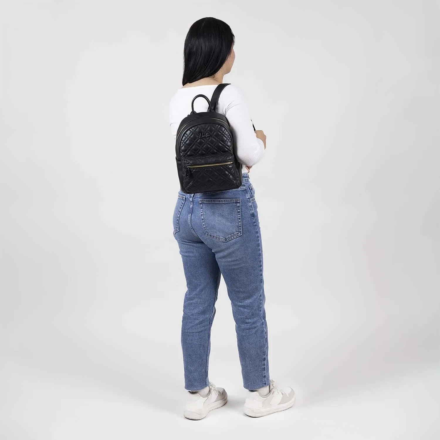 Mochila Negra Para Mujer Barbie By Gorett Olga