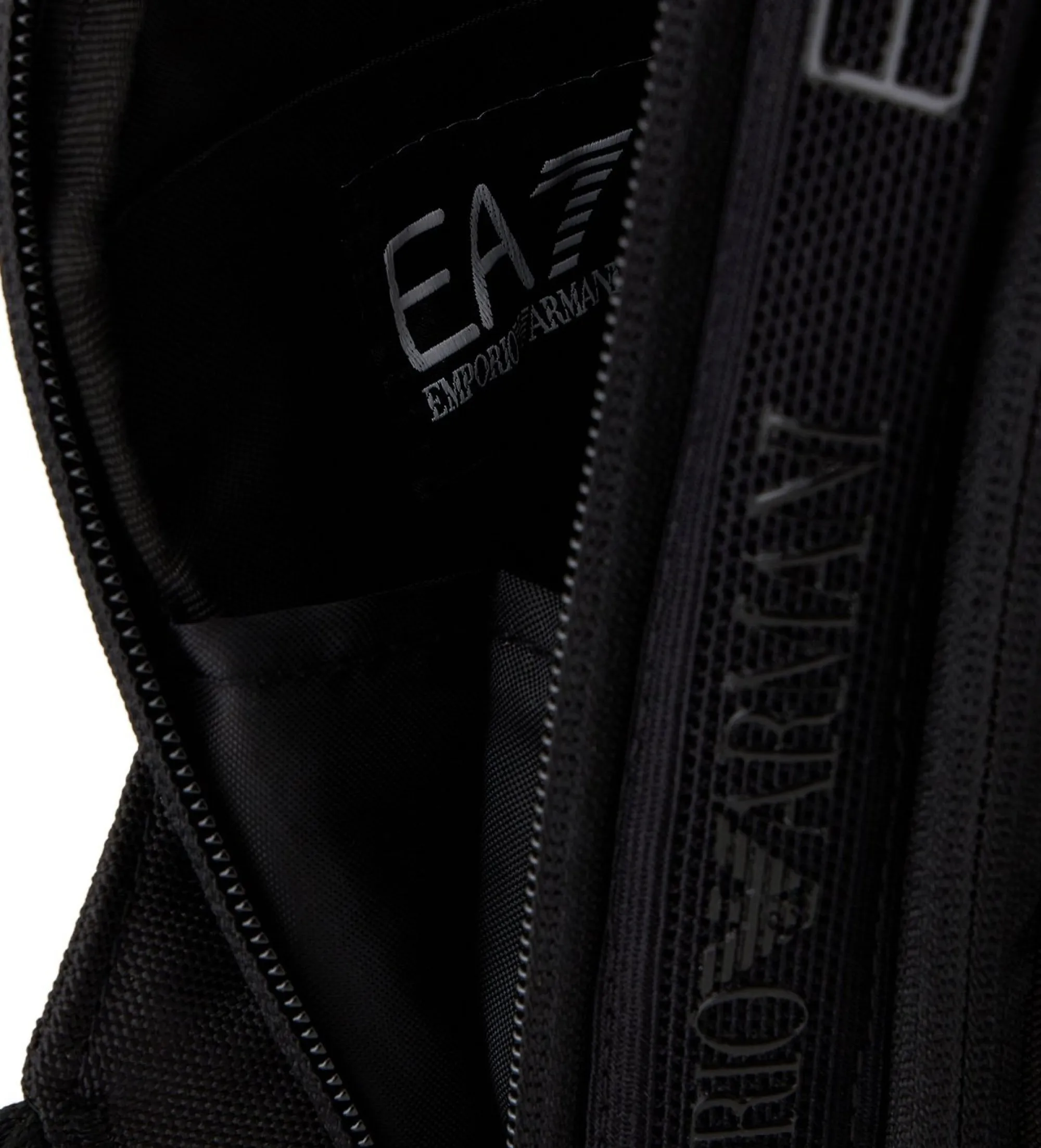 Mochila pequeña redonda Logo negro