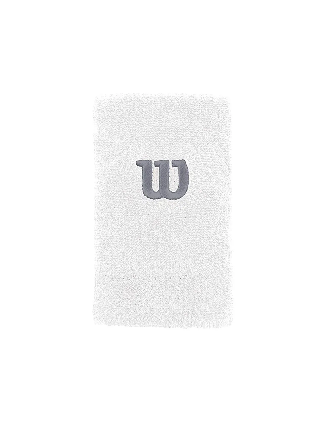 Muñequera de tenis Wilson Extra Wide blanco