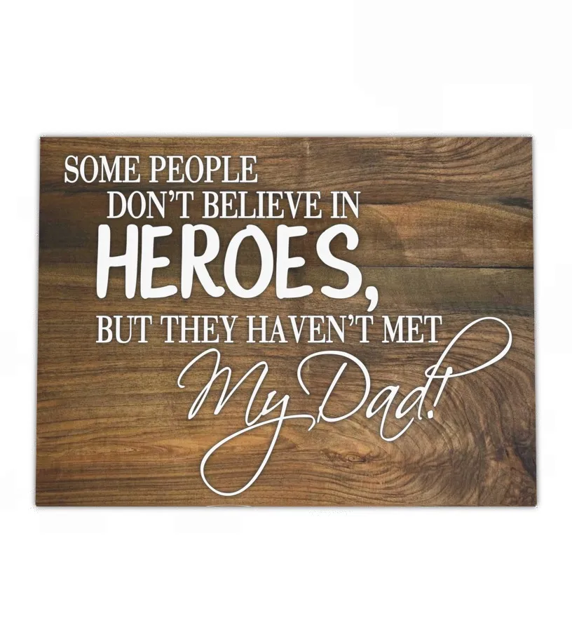 My Dad Is A Hero Canvas Lienzo 41 x 30 cm