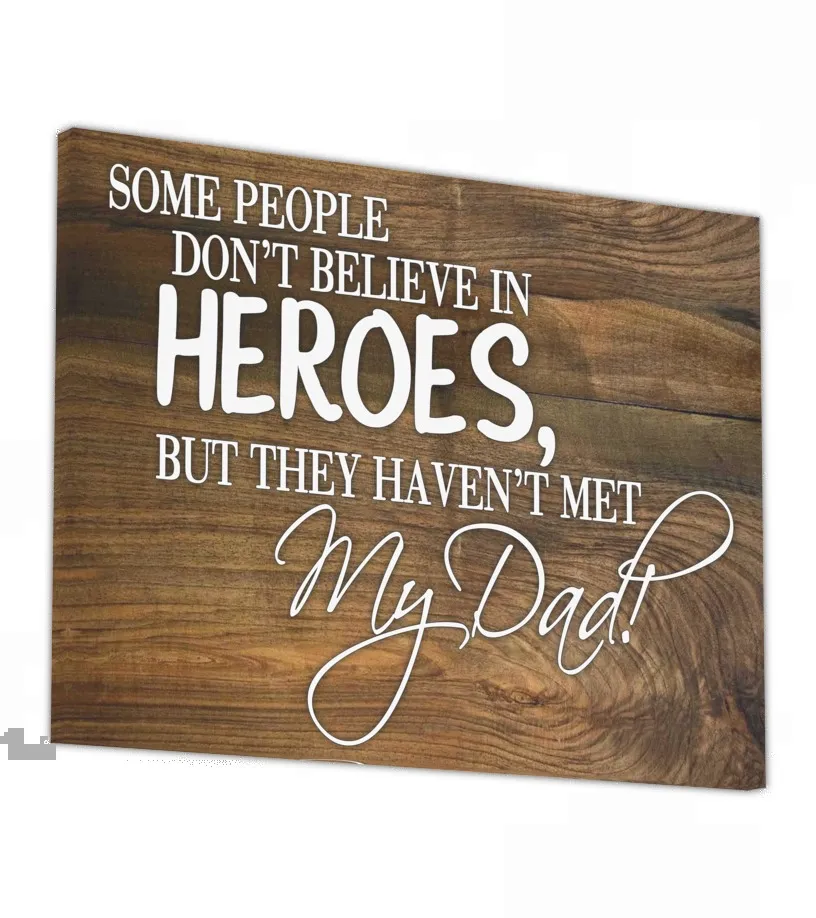 My Dad Is A Hero Canvas Lienzo 41 x 30 cm