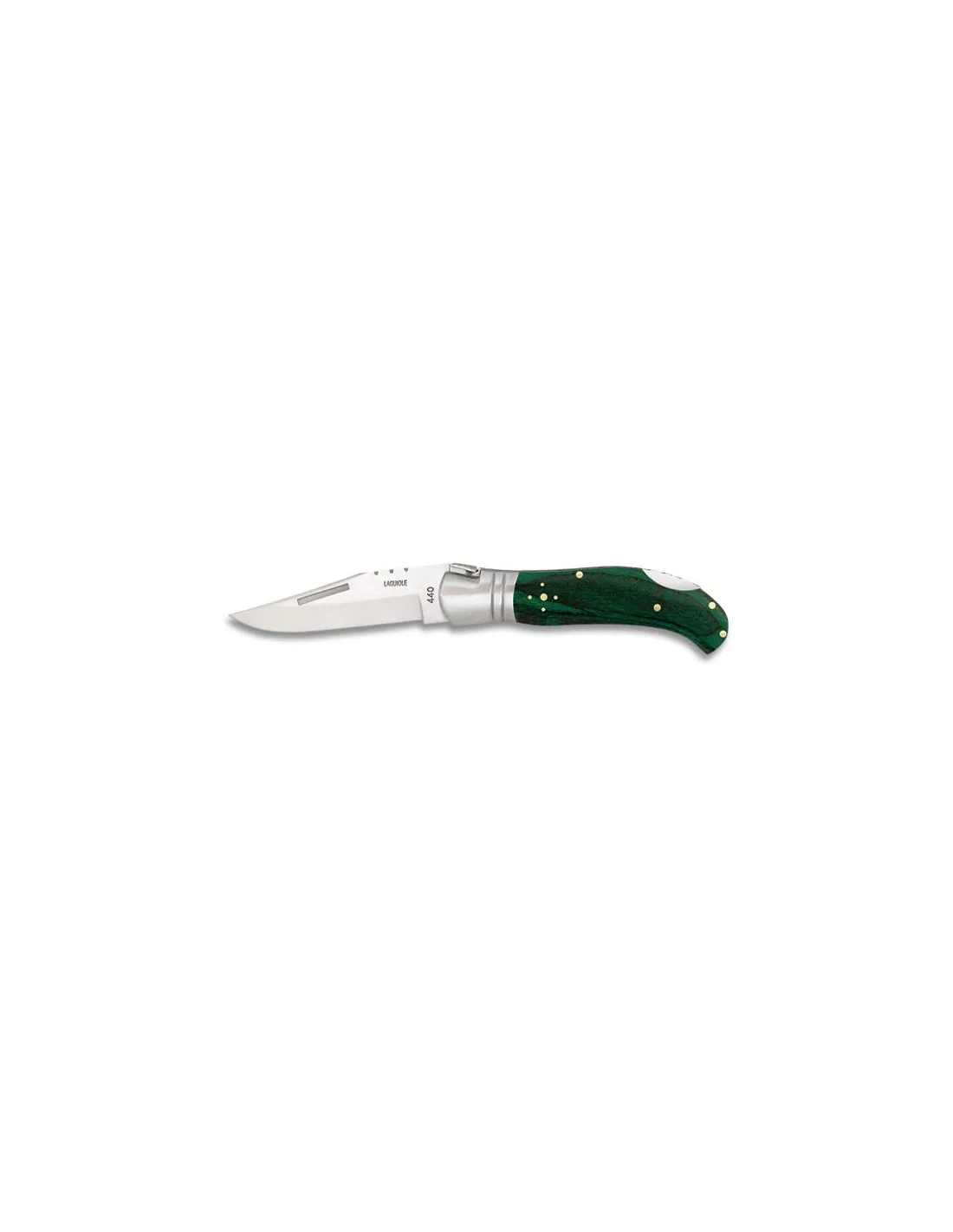 Navaja marca Albainox mango mikarta verde (21,4 cm.)
