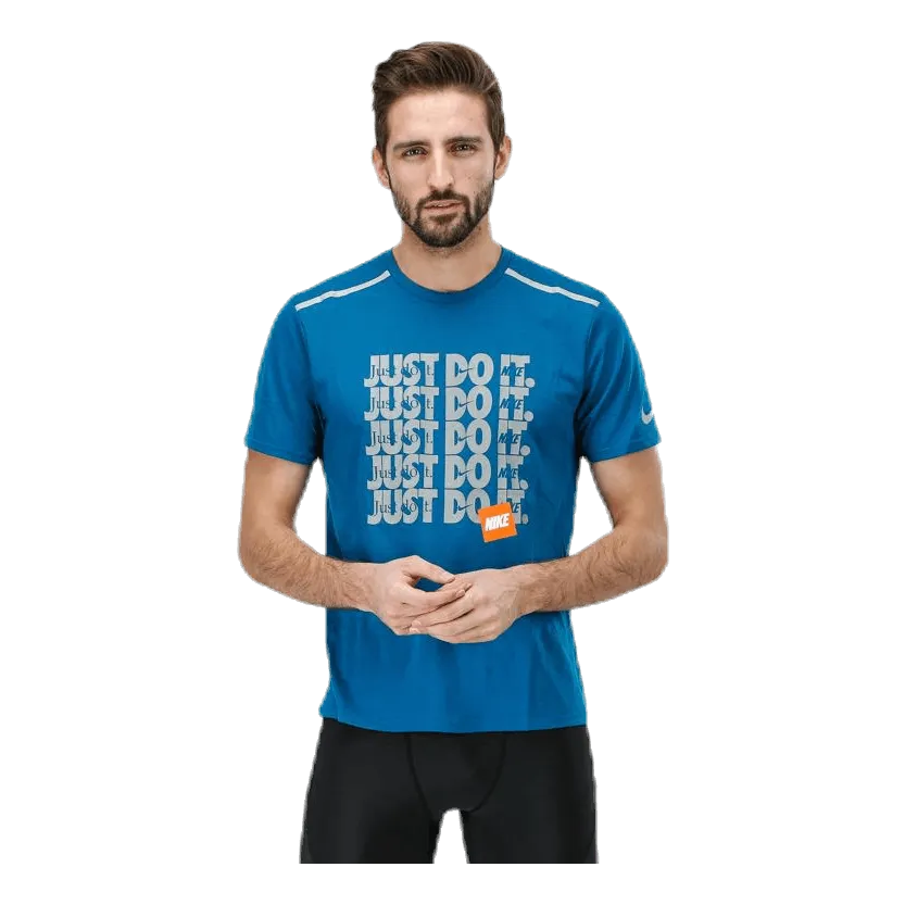 Nike Breathe Rise 365 Flash Top Blue