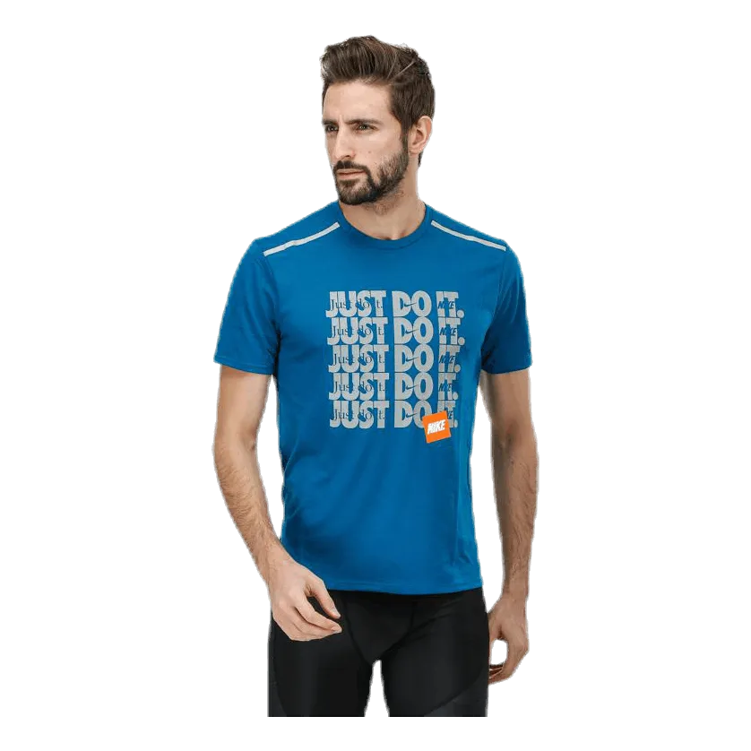 Nike Breathe Rise 365 Flash Top Blue