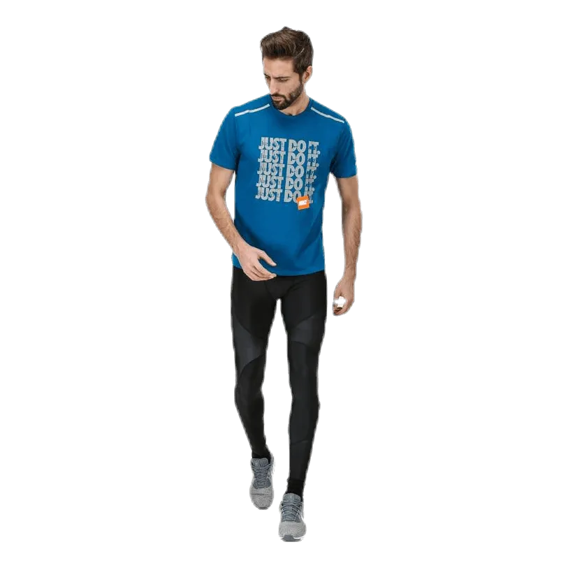 Nike Breathe Rise 365 Flash Top Blue