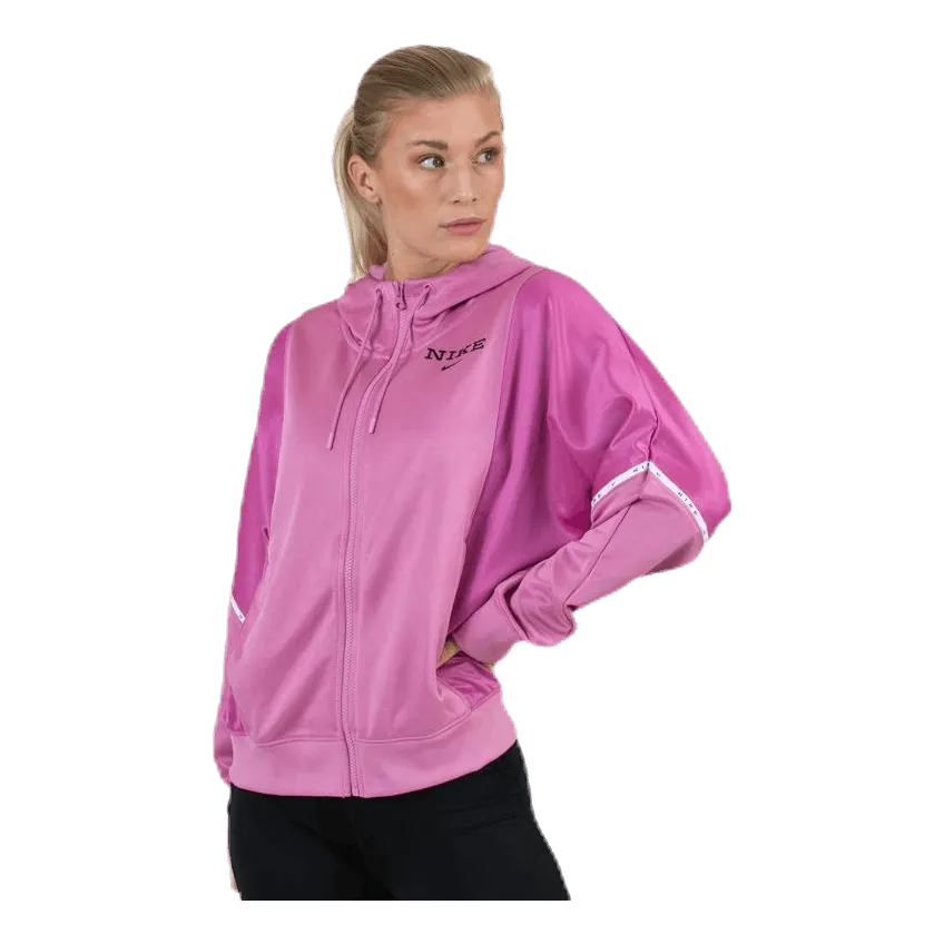 NIKE NSW FULLZIP JACKET PINK/BLACK
