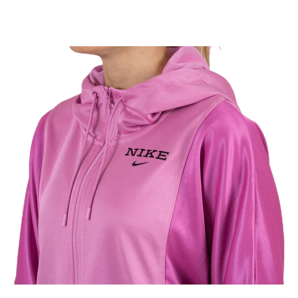 NIKE NSW FULLZIP JACKET PINK/BLACK
