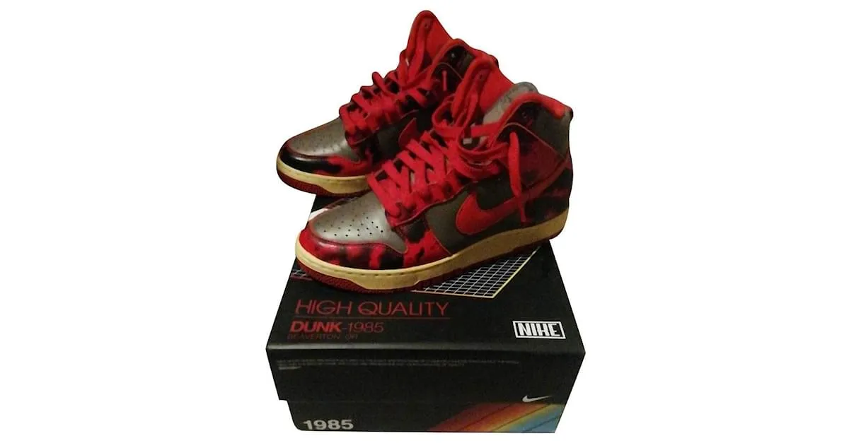 Nike Remojar 1985 lavado con acido Roja 