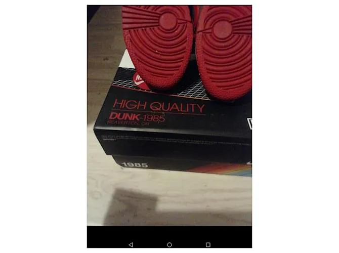 Nike Remojar 1985 lavado con acido Roja 