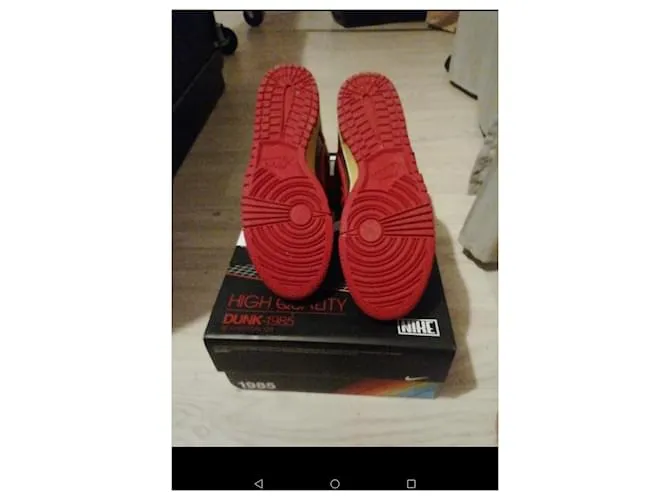 Nike Remojar 1985 lavado con acido Roja 