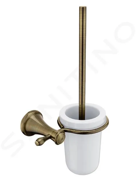 NIMCO LADA  ESCOBILLERO DE PARED, CON SOPORTE, LATóN LA 19094KU65