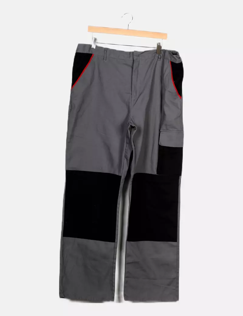 NoName Pantalón denim bicolor