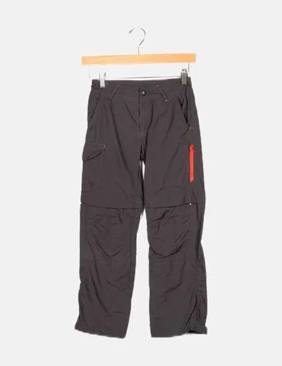 NoName Pantalón gris cargo