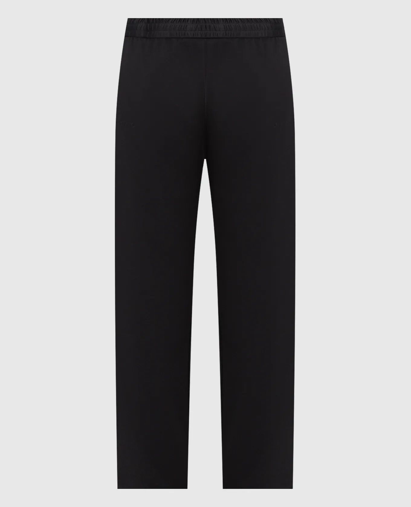 OFFWHITE BLACK SWEATPANTS WITH STRIPES IN OW FACE PRINT
