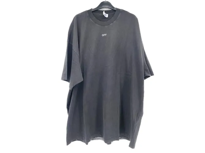 OFF WHITE CAMISETAS OFFWHITE.INTERNACIONAL M ALGODóN NEGRO 