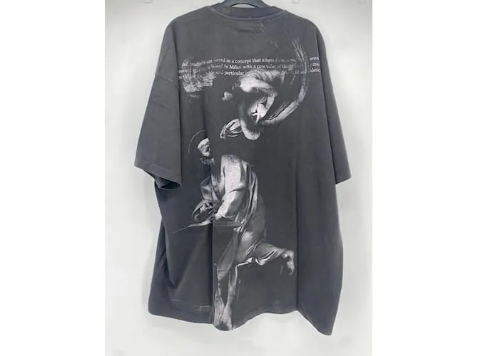 OFF WHITE CAMISETAS OFFWHITE.INTERNACIONAL M ALGODóN NEGRO 