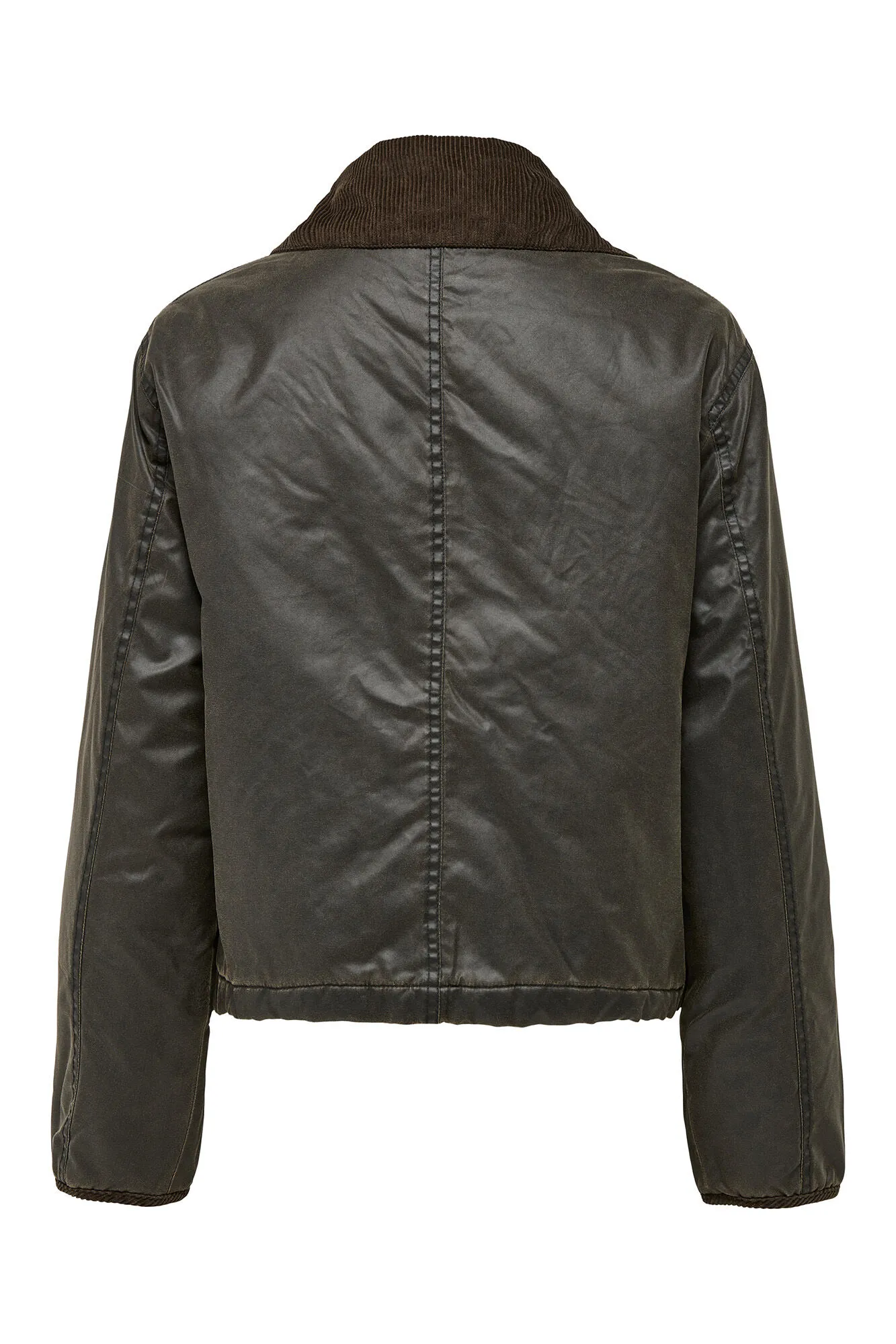 Only Chaqueta corta efecto encerado