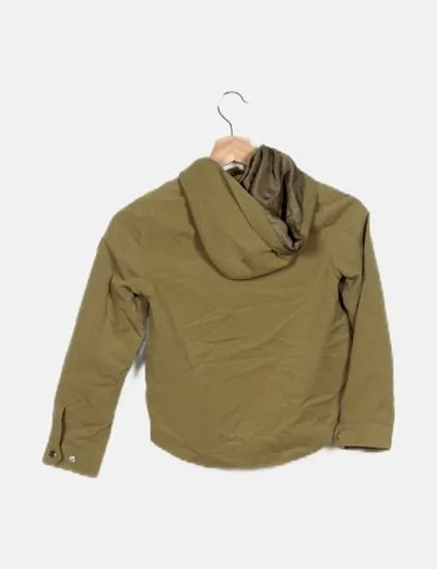 ONLY Chaqueta verde capucha