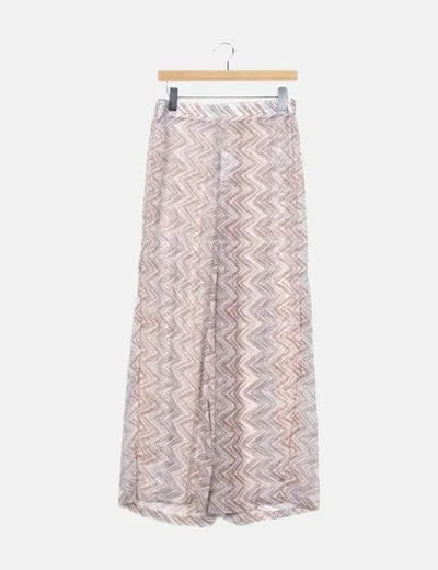 ONLY Pantalón fluido semitransparente