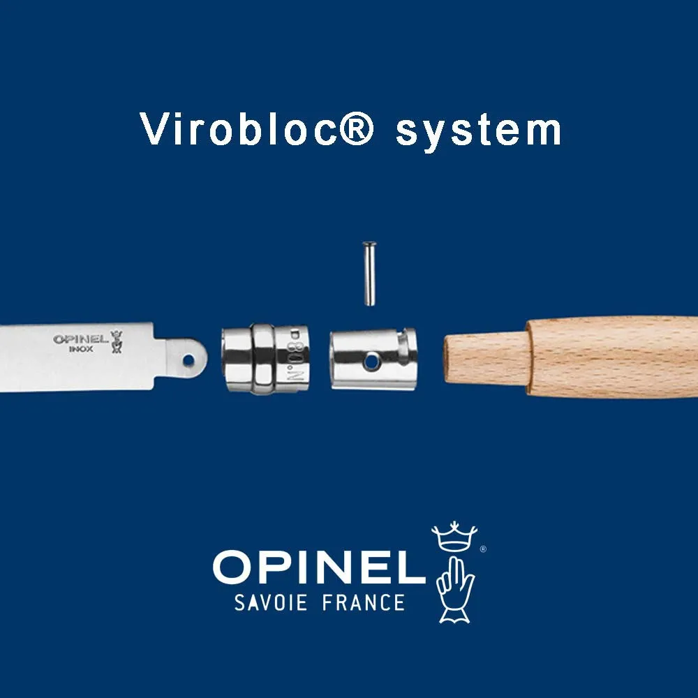 Opinel Nº7 Naturaleza Corazones – Navaja de bolsillo serie Grabados