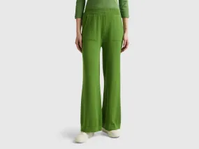 Pantalón amplio de punto