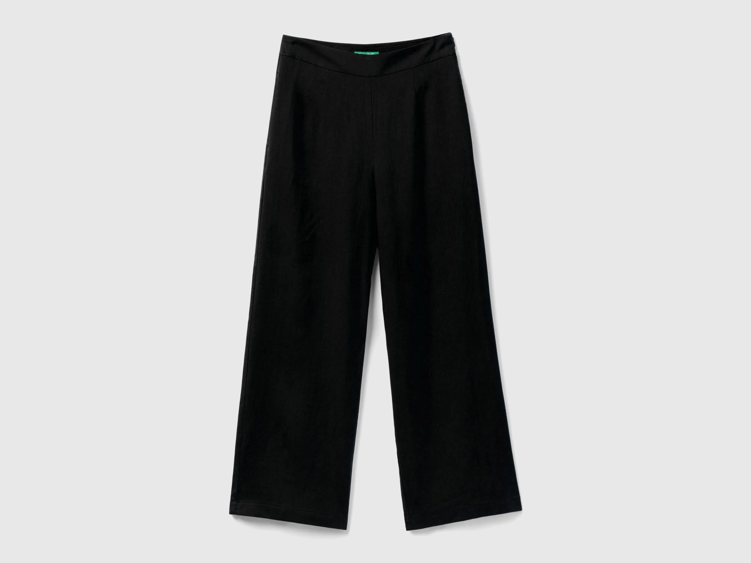 Pantalón cropped en mezcla de viscosa sostenible