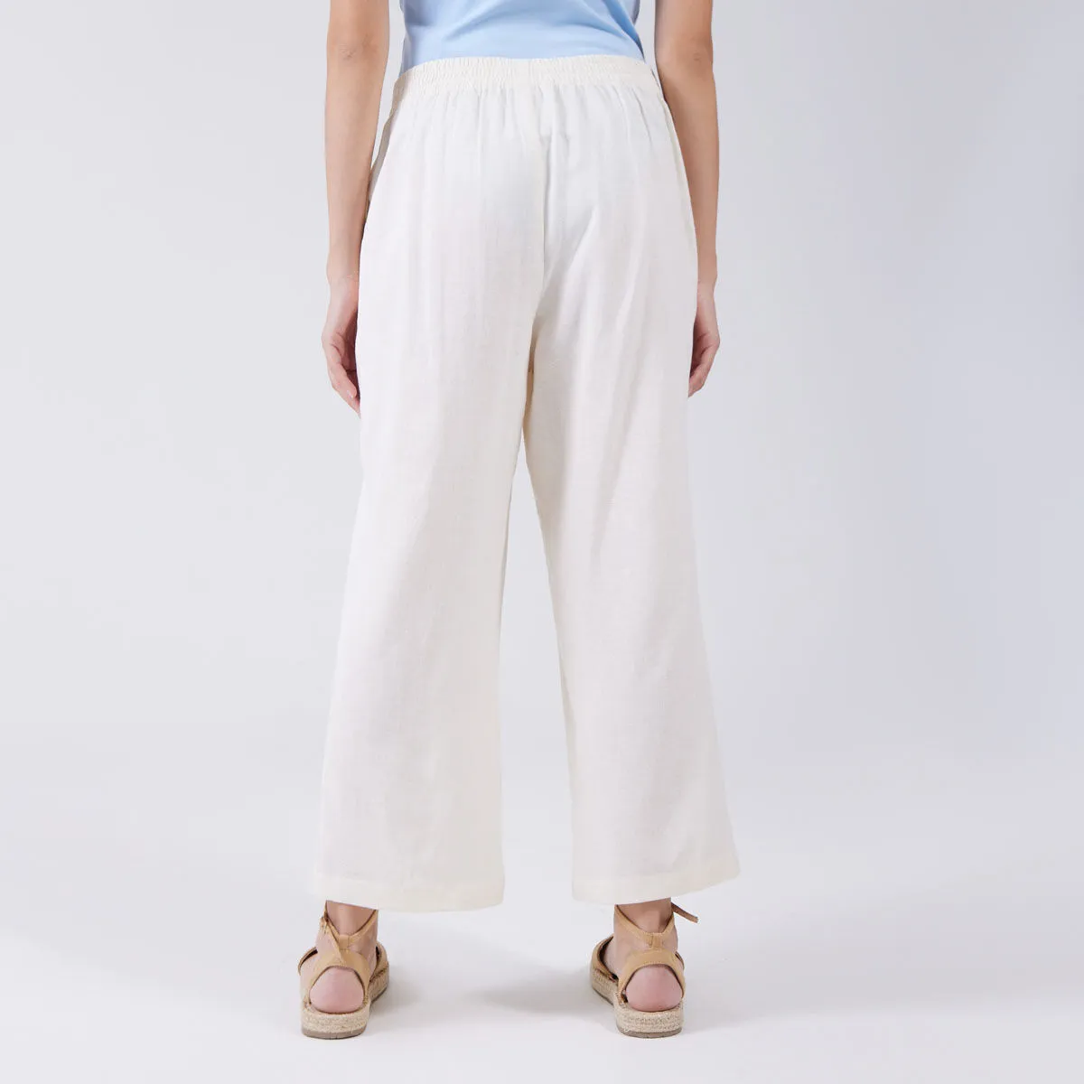 Pantalón Culotte Con Bolsillos