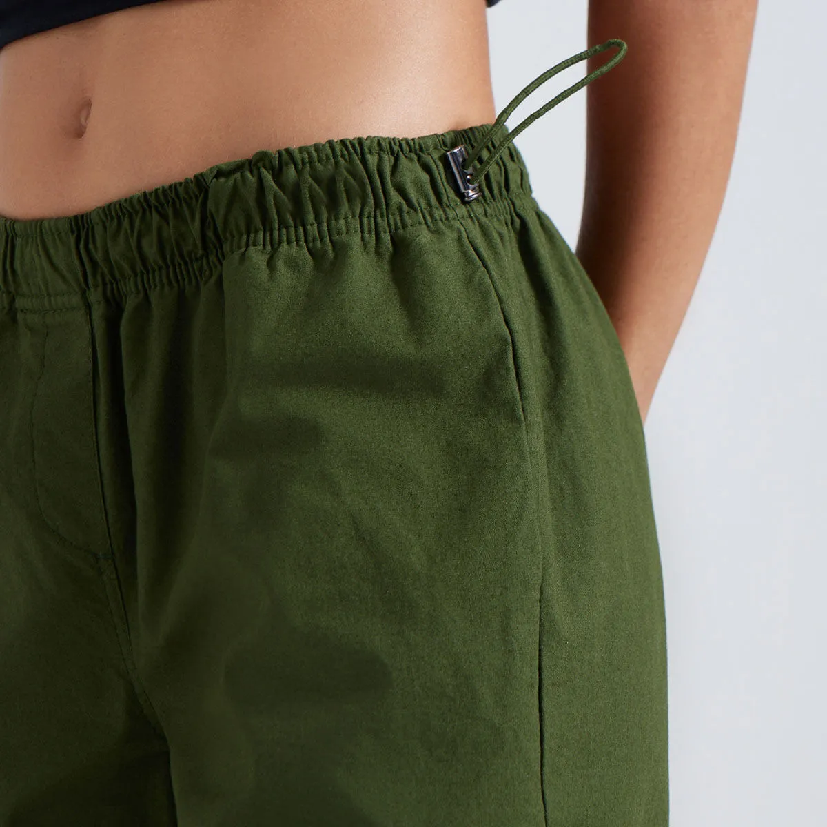 Pantalón Parachute Tiro Alto