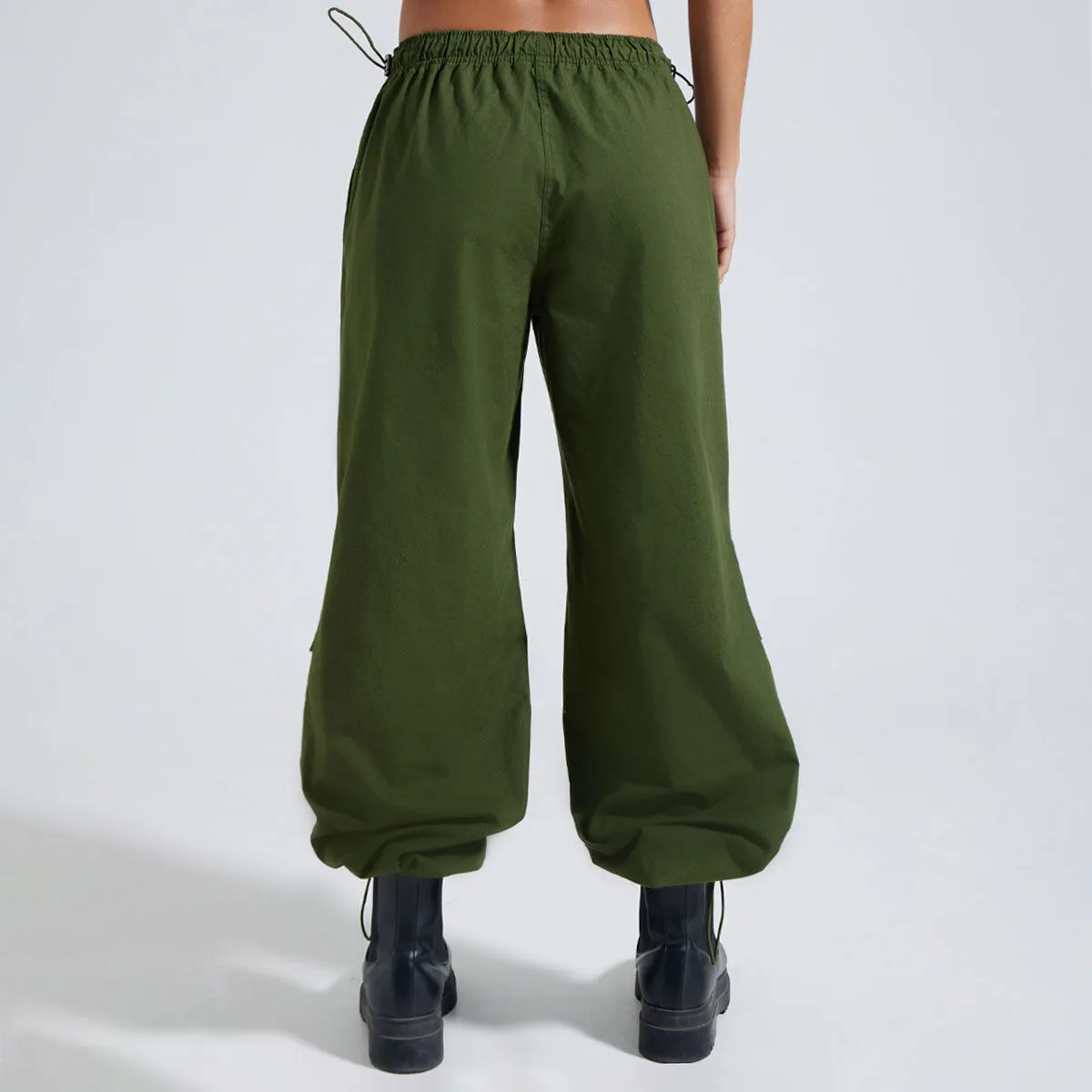 Pantalón Parachute Tiro Alto